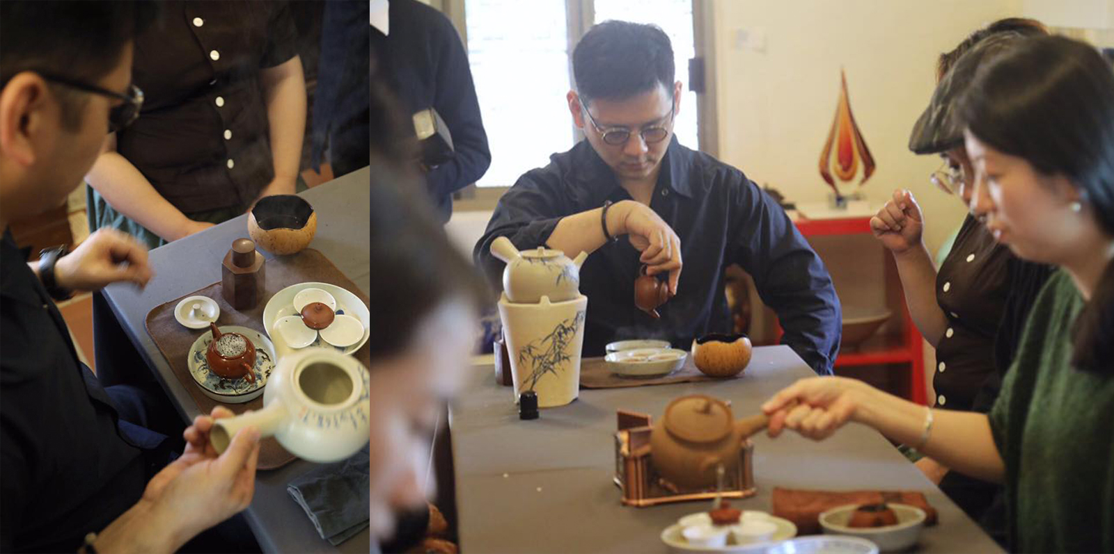 木+木 茶旅台北，0一學員 示範 潮汕工夫茶